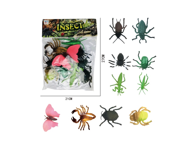 Pvc Simulation Insect 10Pcs