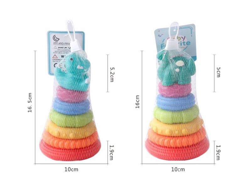 Stackable Dinosaur Skin Pattern