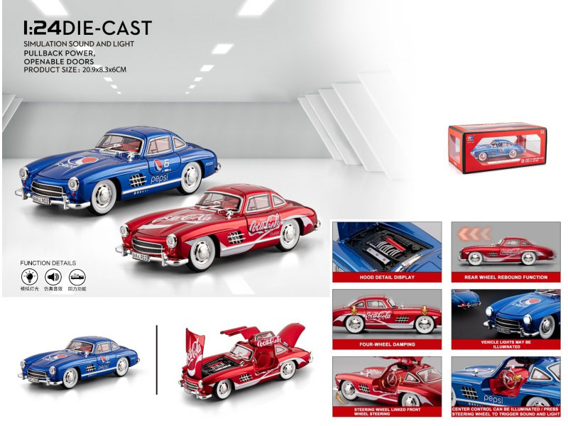 1:24 Benz 300Sl Cola Edition