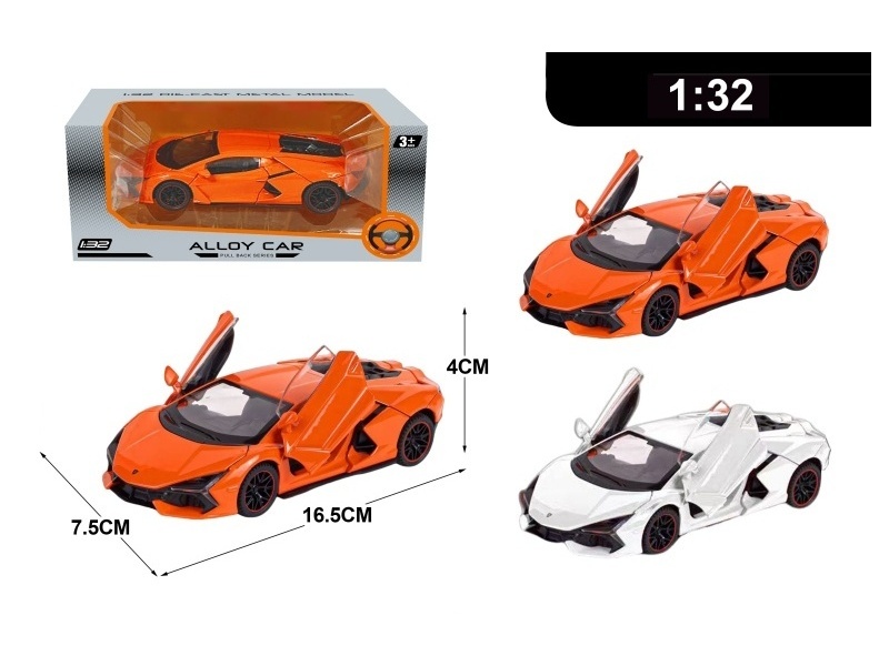 1:32 Alloy Model Window Box Rebound Force/With Light And Sound, 3 Ag13 Batteries Included
