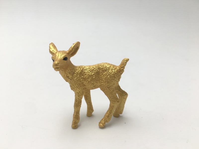 Golden Little White-Tailed Deer (Thick-Faced