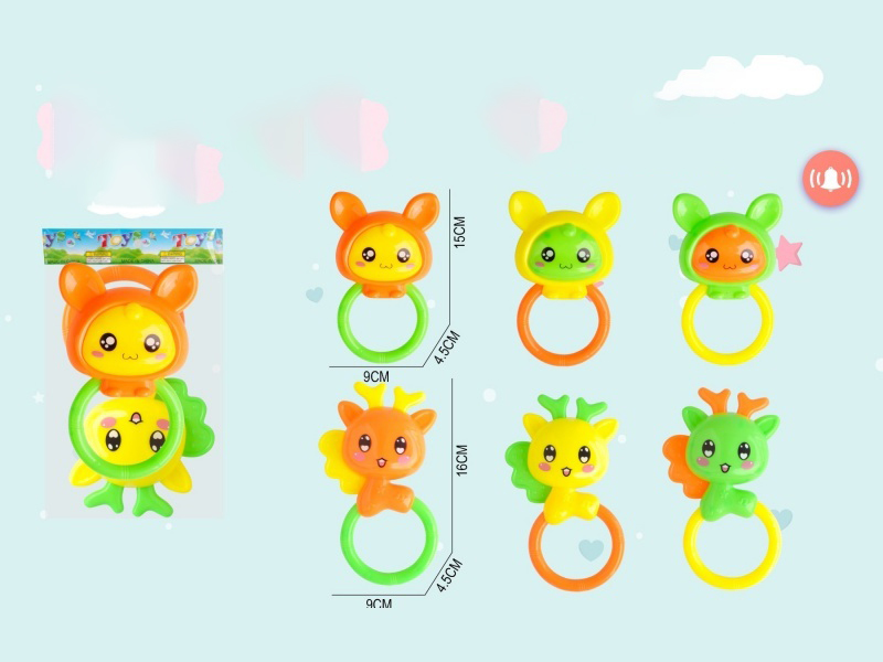 Mixed Pack Of Baby Rabbit And Cute Deer Bell (2 Pieces Mixed Pack)