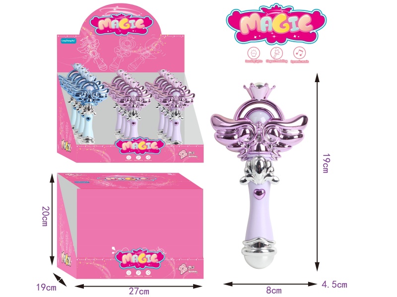 Magic Wand With Light And Music 12PCS