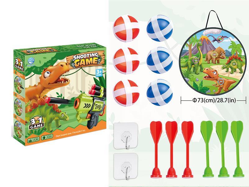 Dinosaur circular target