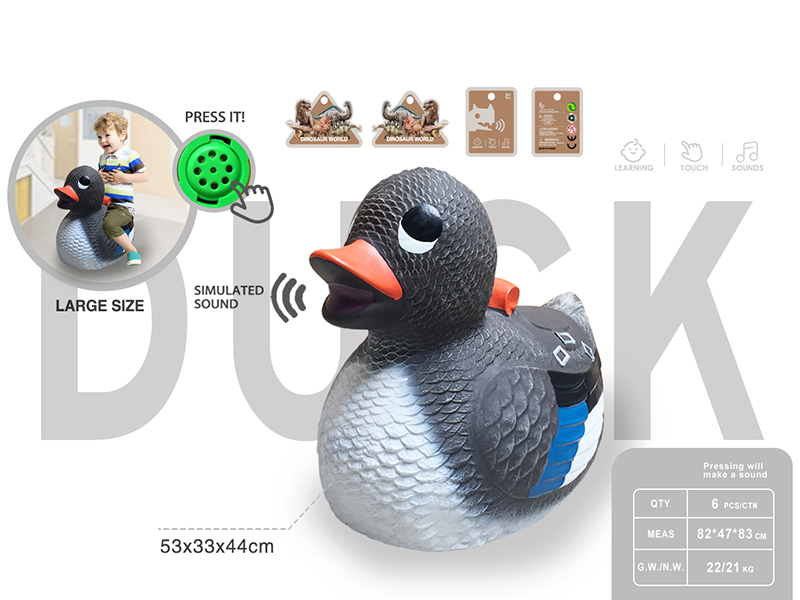 Childrens Mounts Toy - Large Black Duck