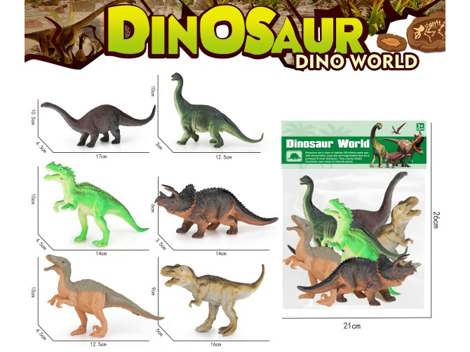 6-Piece Dinosaur Set