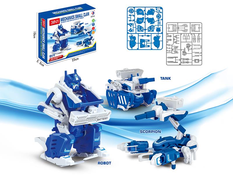 3 In 1 Science And Education DIY Robot