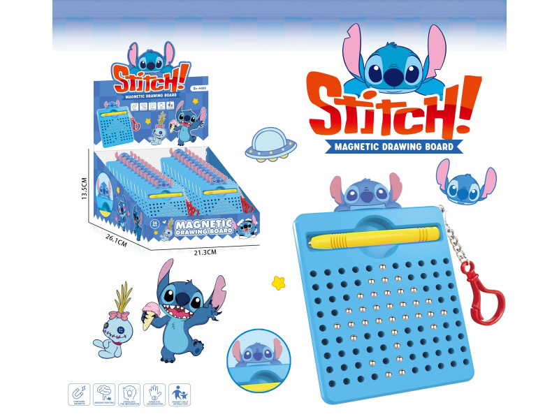 Magnetism Brushwork Drawing Board/With Buckle (Early Education And Intelligence) (99 Beads)