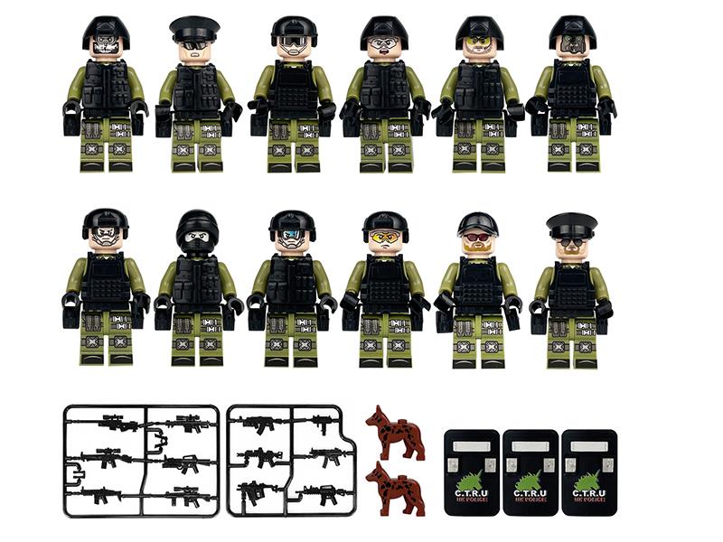Hong Kong Counter Terrorism Special Forces Building Blocks