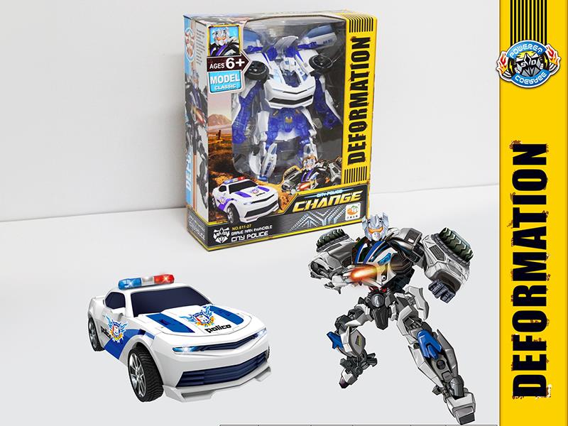 Transforming Police Car Robot