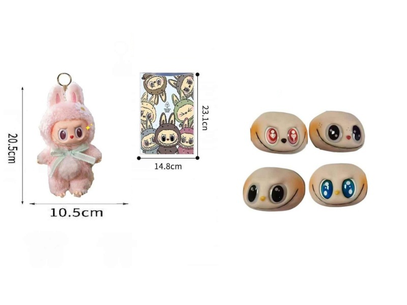 Rabbu Rubber Face Plush Doll