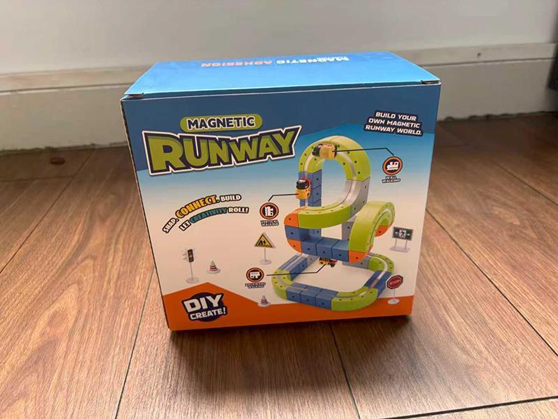 Magnetic Track Toy - Medium Configuration