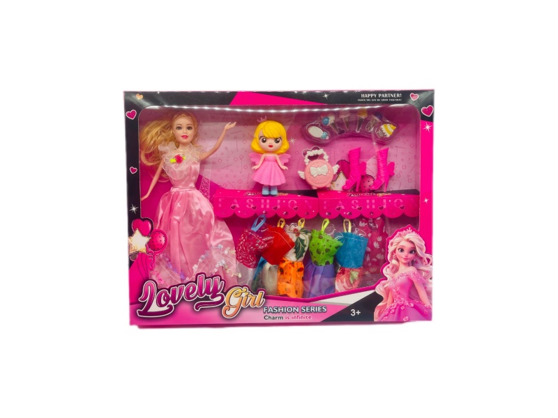 Eleven Full-Body Doll With Accessories 6 Hangers