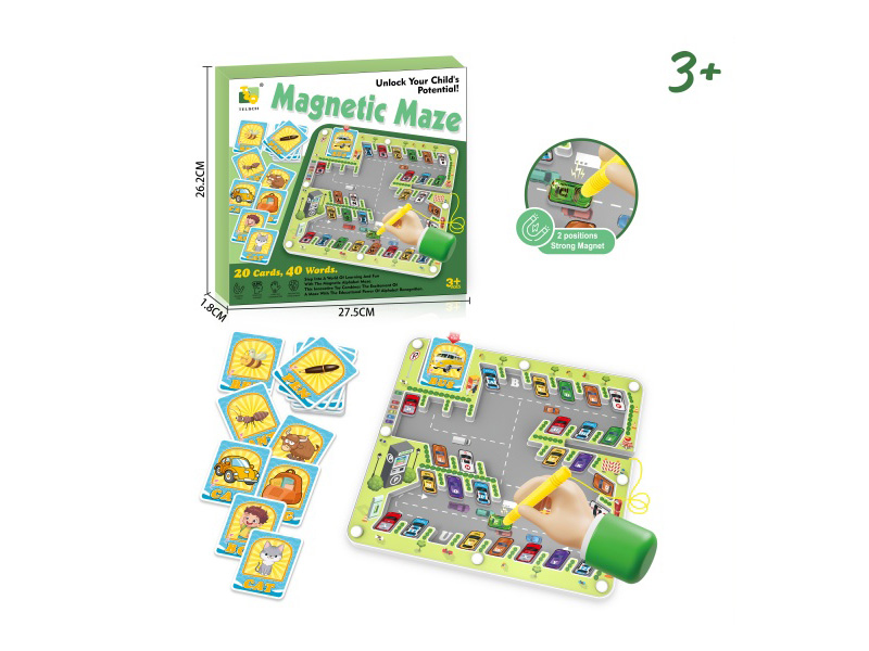 Magnetism Brush Drawing Board/Parking Lot (Early Education And Intelligence)