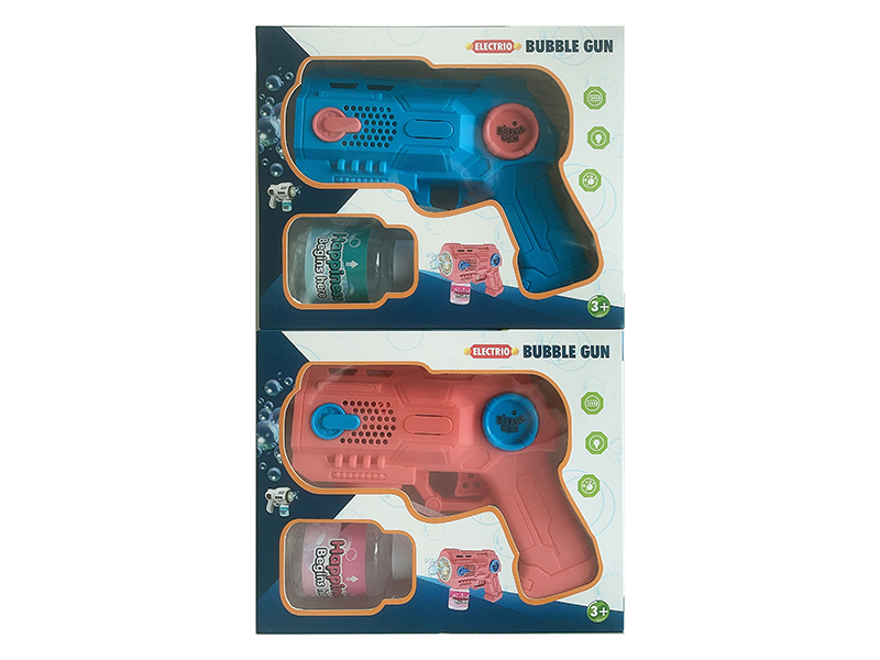 Multihole B/O Bubble Gun With Lights