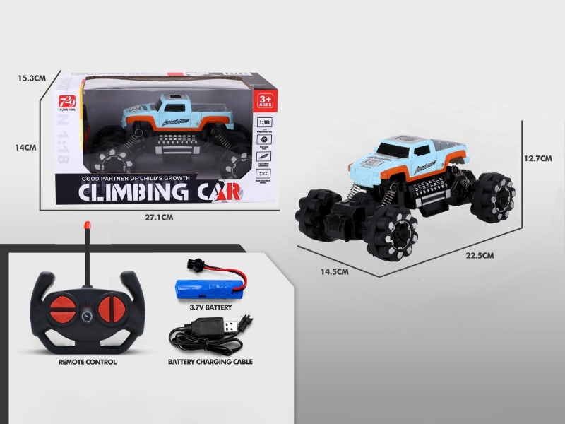 1:18 Bay Color Remote Control Climbing Car
