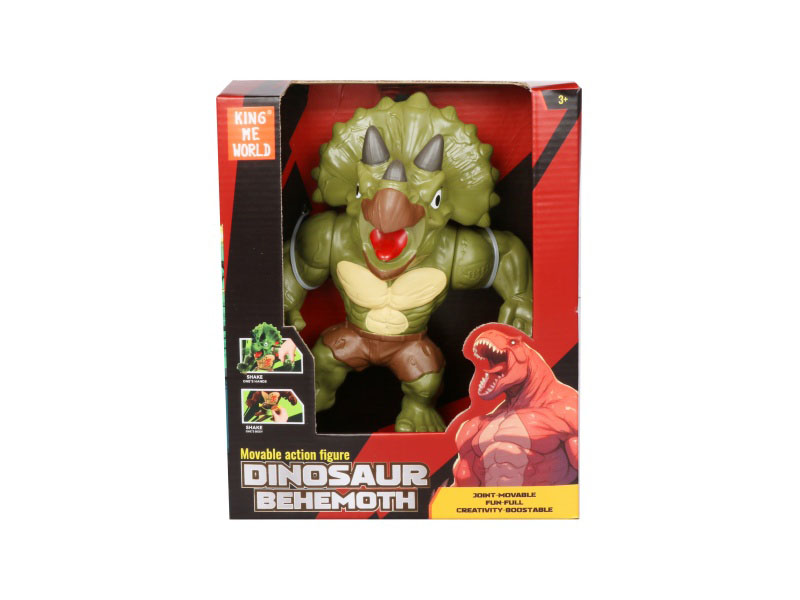 Hard Plastic SmallTriceratops Action Figure