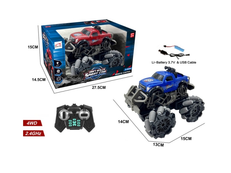 2.4G 6-Channel  Side Drive Remote Control Car