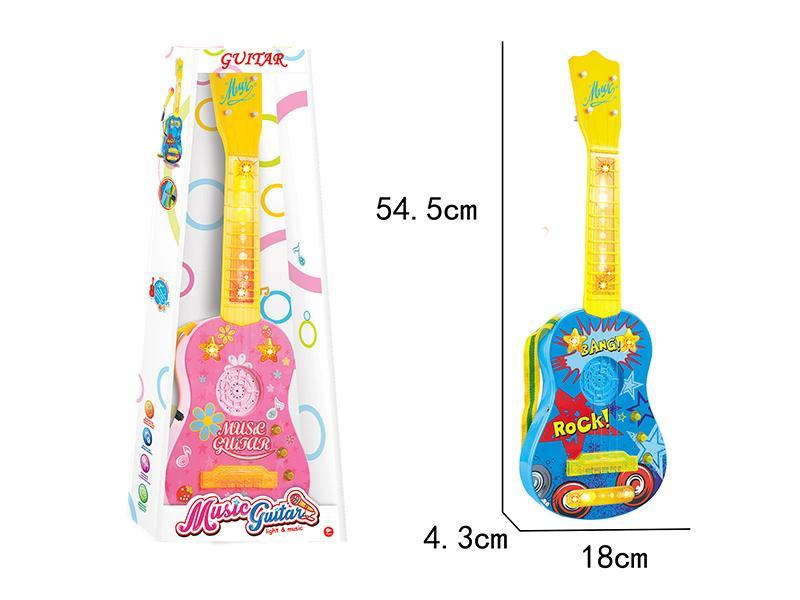 Guitar With Music And Light