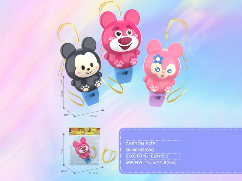Disney Cartoon Whistle  + Strap