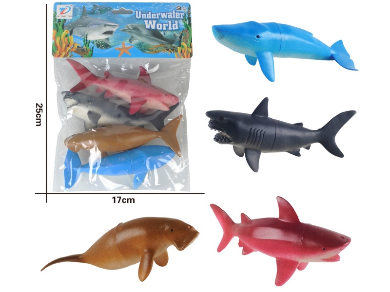 Pvc Emulates Ocean 4Pcs