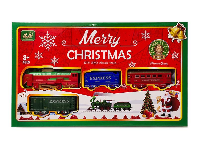 Christmas B/O Rail Train(With Lights)