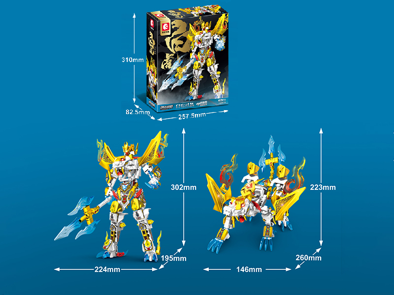 Steel Mech - White Tiger Armed Forces Building Blocks