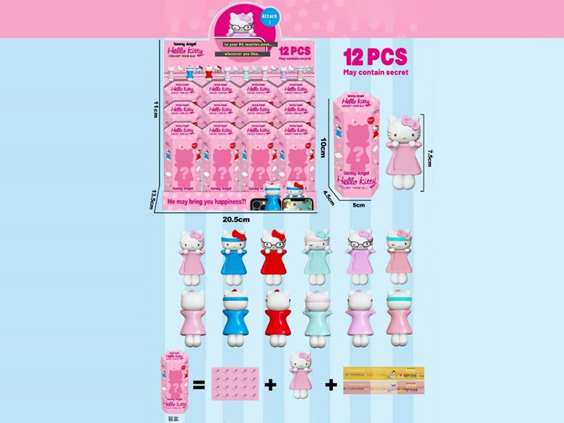 Hello Kitty Series Decorative Mini Figures 12pcs