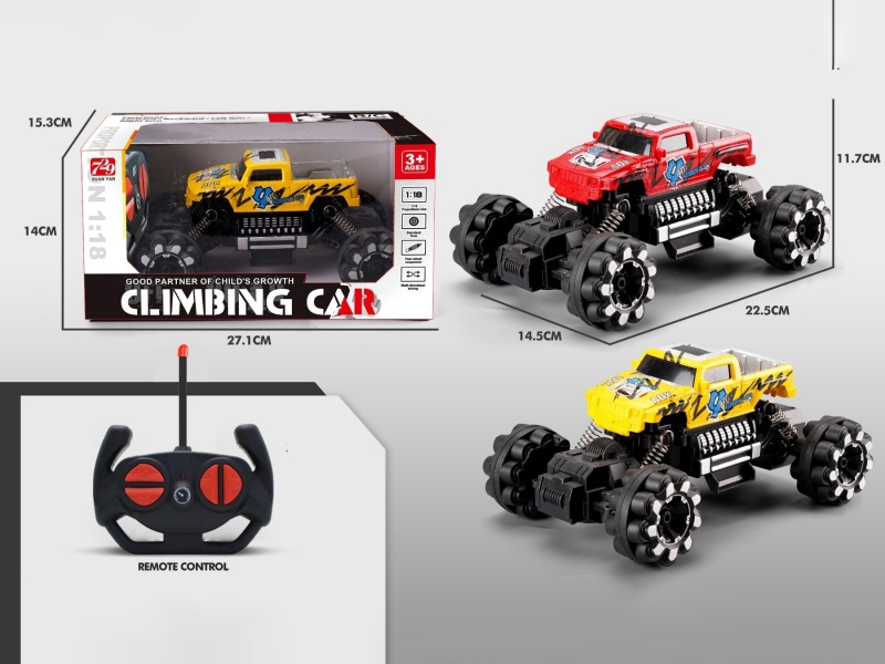 1:18 Graffiti Remote Control Climbing Car