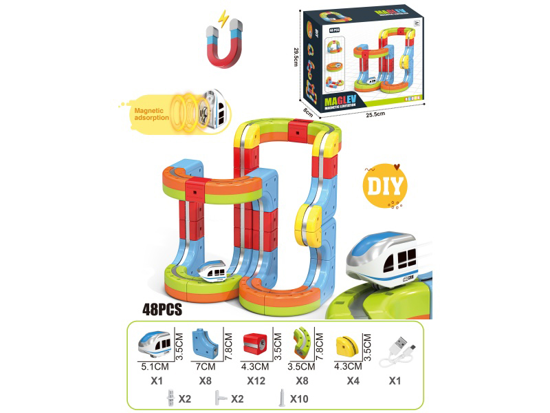 DIY Magnetic Track Levitation Train