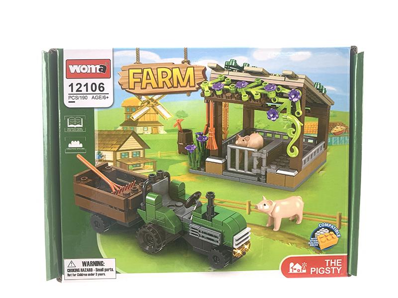 Farm Pigsty Building Blocks