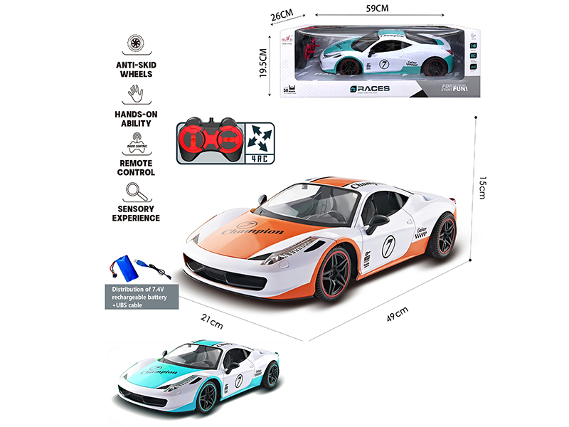 1:8 Ferrari 4CH Remote Control Car