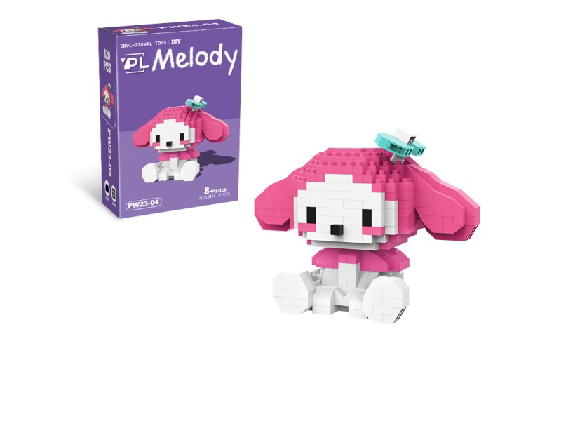 Sanrio Series - 420PCS Of Melody Building Blocks