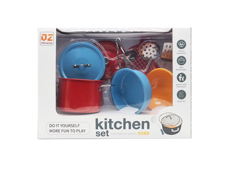 Multicolour Stainless Steel Tableware Toys