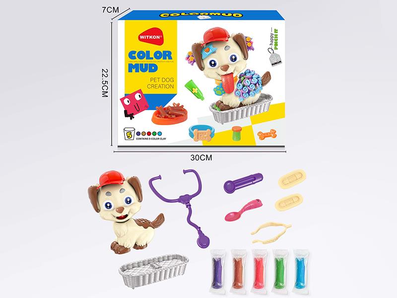 Color Clay Pet Dog Creation Toy