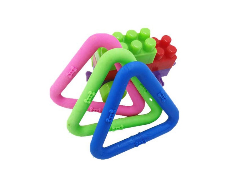 Triangular Bone Pet Toys