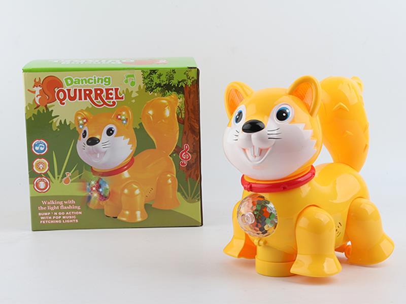 B/O Go And Bump Squirrel toys with lights and music