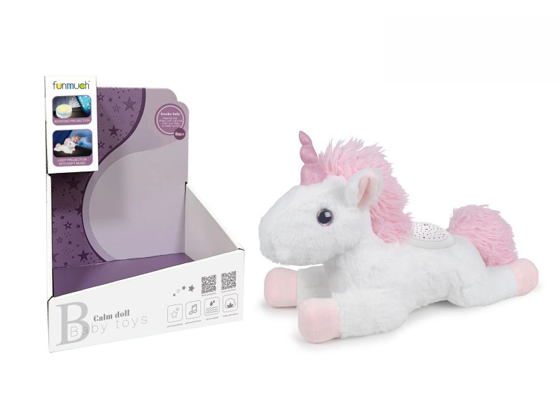 Plush Rotating Projection Sleep Device (Unicorn)
