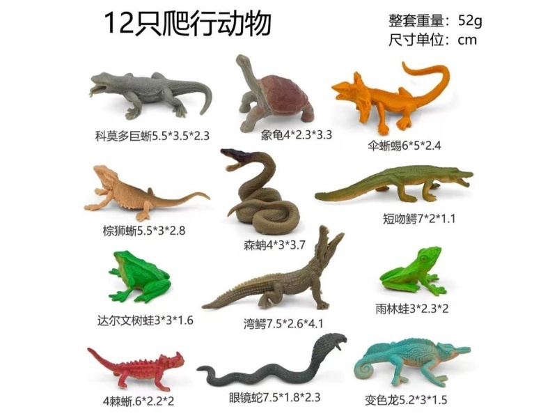 Reptile Set 12 Pcs