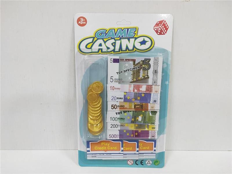 Large Euro Coins + Credit Card