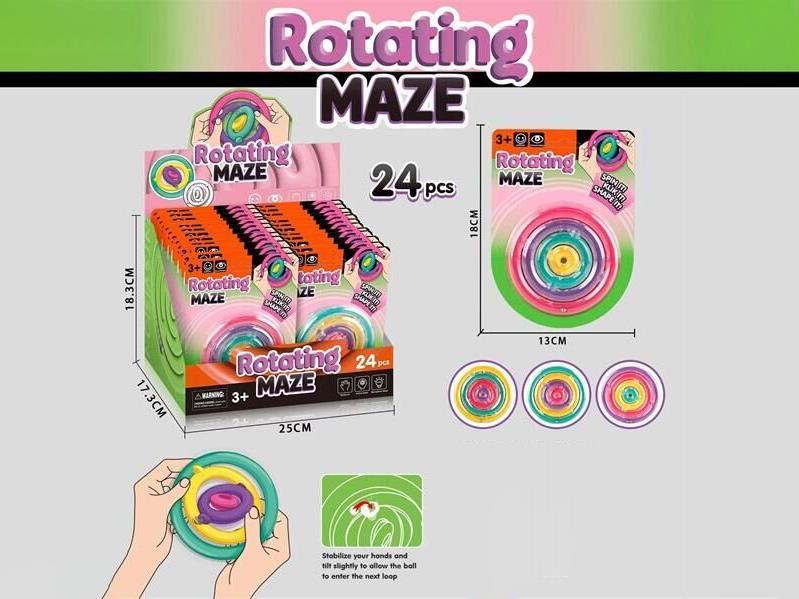 3D Rotating Maze Puzzle Toy