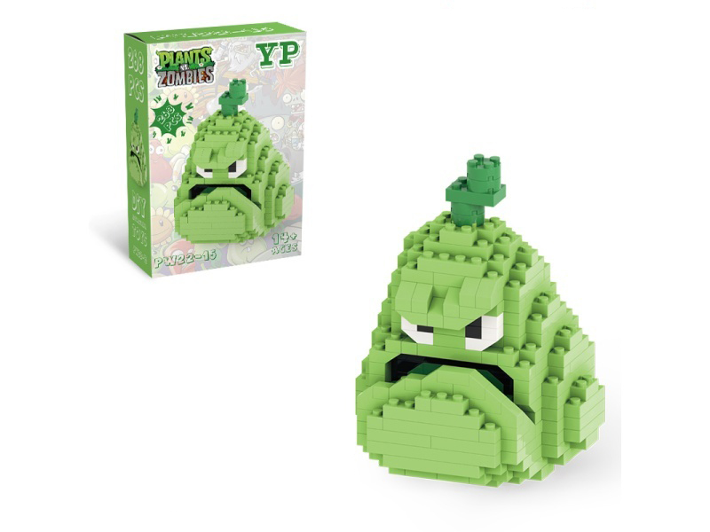 Plants Vs. Zombies - Honeydew Melon Building Blocks 268PCS