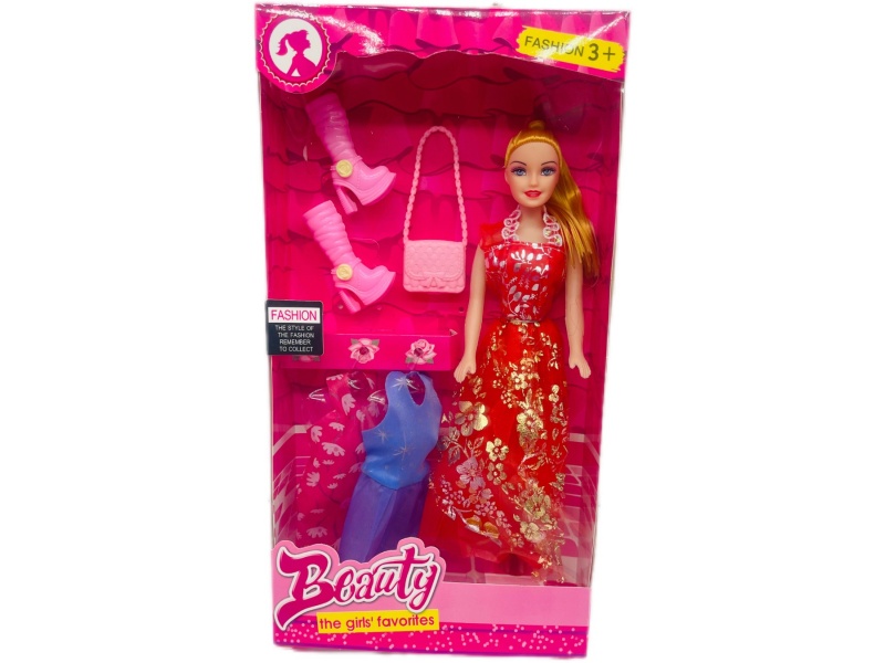 11-Inch Empty Body Doll With Shoe Bag And Skirt