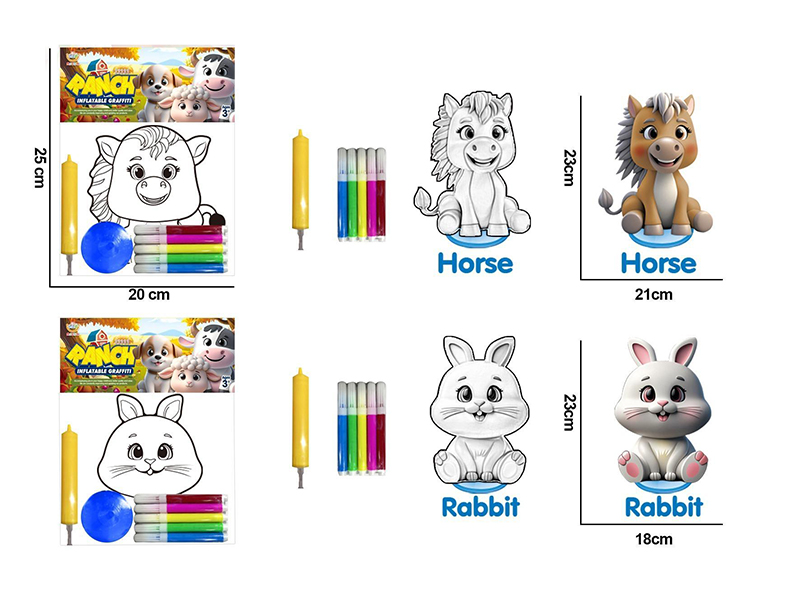 Graffiti Inflatable Rabbit/Horse