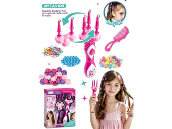 Electric 2/3 Strand Braiding 2-In-1 Set (2 Aa Batteries Without Battery Pack)