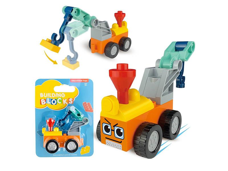 Friction Crane Large Particle Building Blocks 6PCS