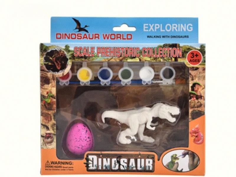 DIY Coloured Drawing Dinosaur Toys