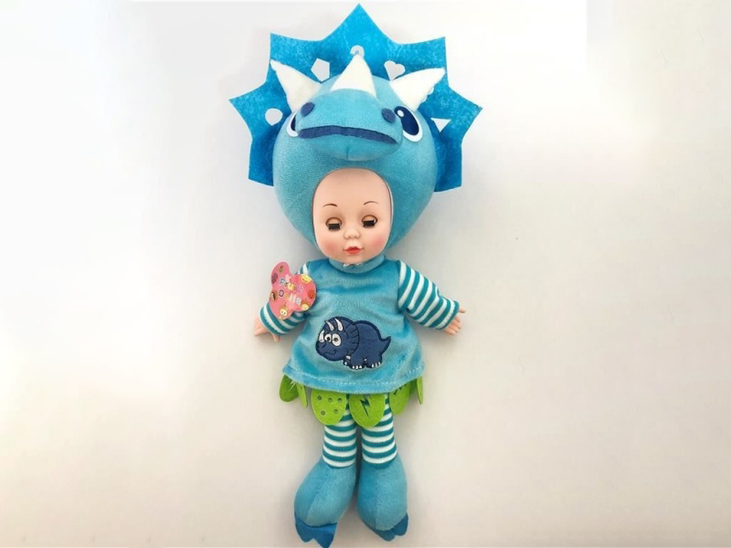 14-Inch Musical Triceratops Doll
