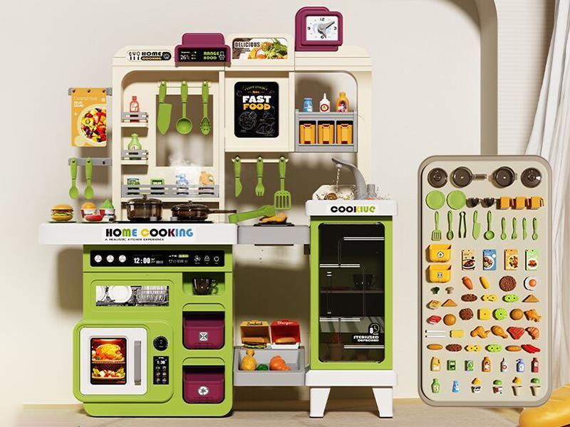 Kitchen Toy(Spray, Water, Sound And Lights)75pcs