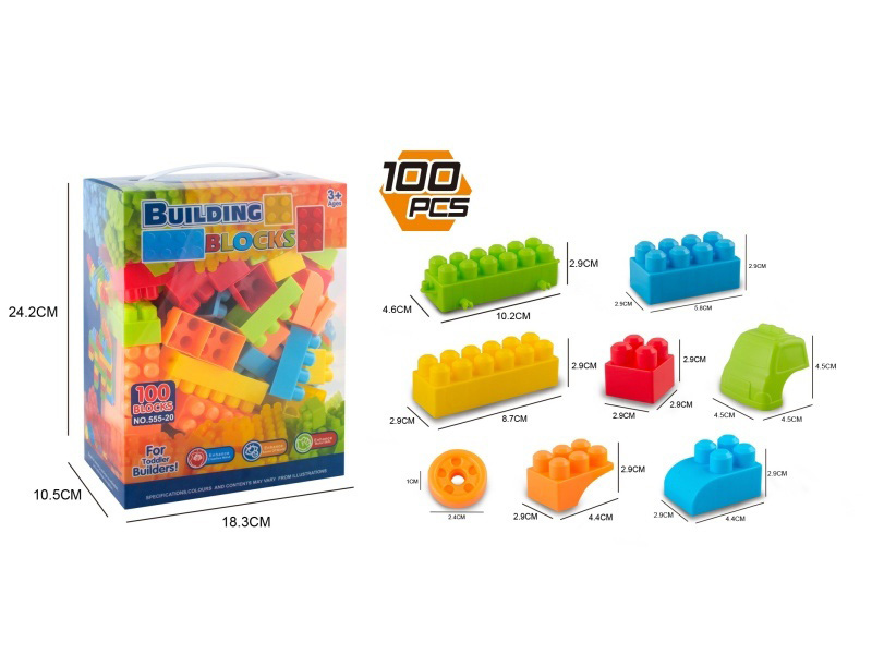 Building Blocks (100  Pcs)
